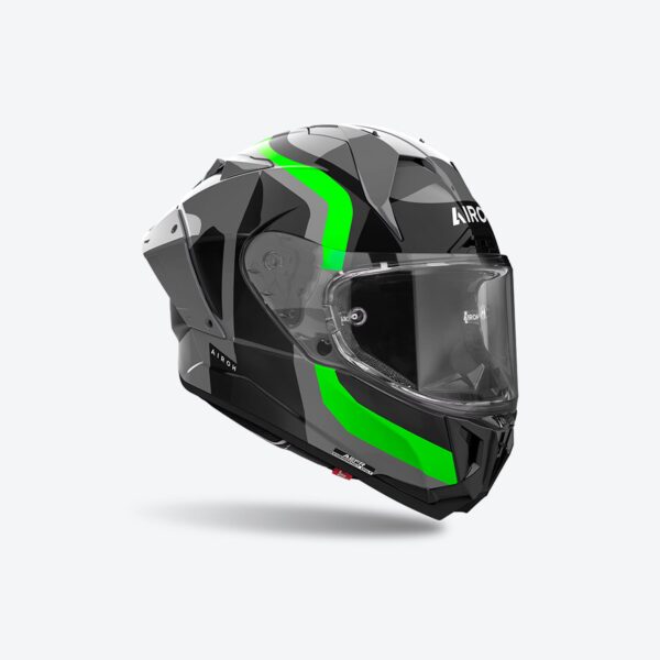 AIROH GP 800 Competition Green Fluo Gloss Full Face Helmet