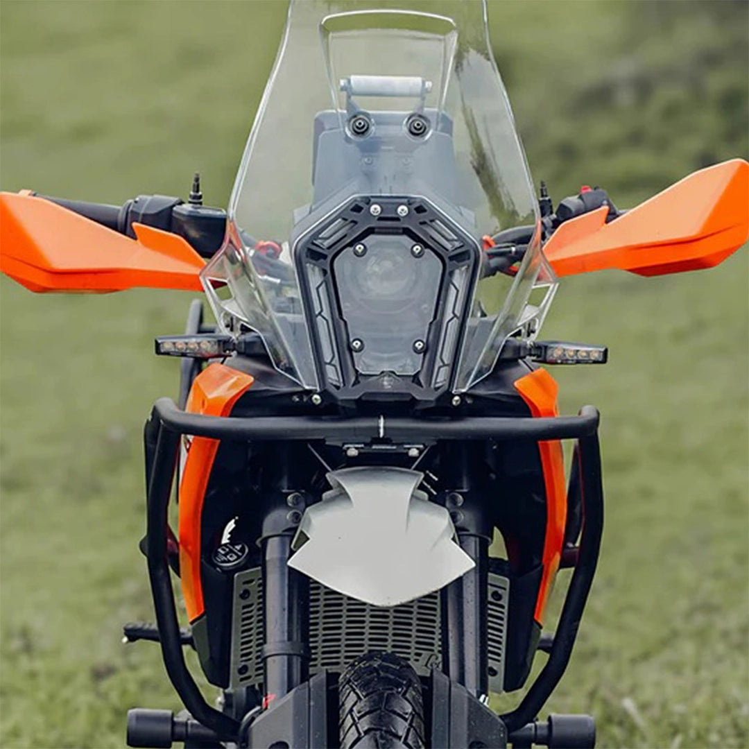 Legundary KTM ADV 390 2025 Model Oculus Headlight Shield-Acrylic-Yellow/White