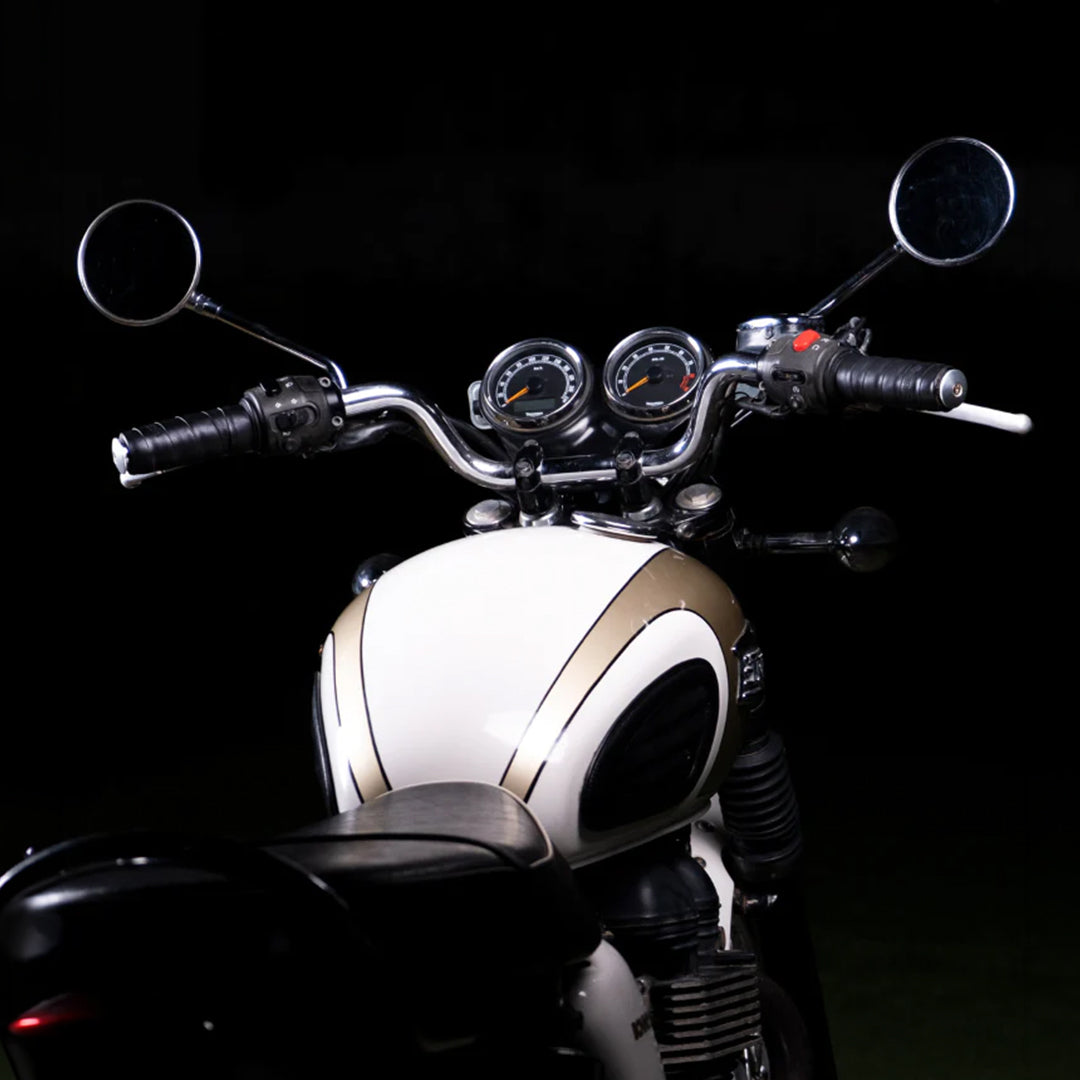 Trip Machine Grip Wrap Black GPBL – Universal Motorcycle Handle Grip Covers