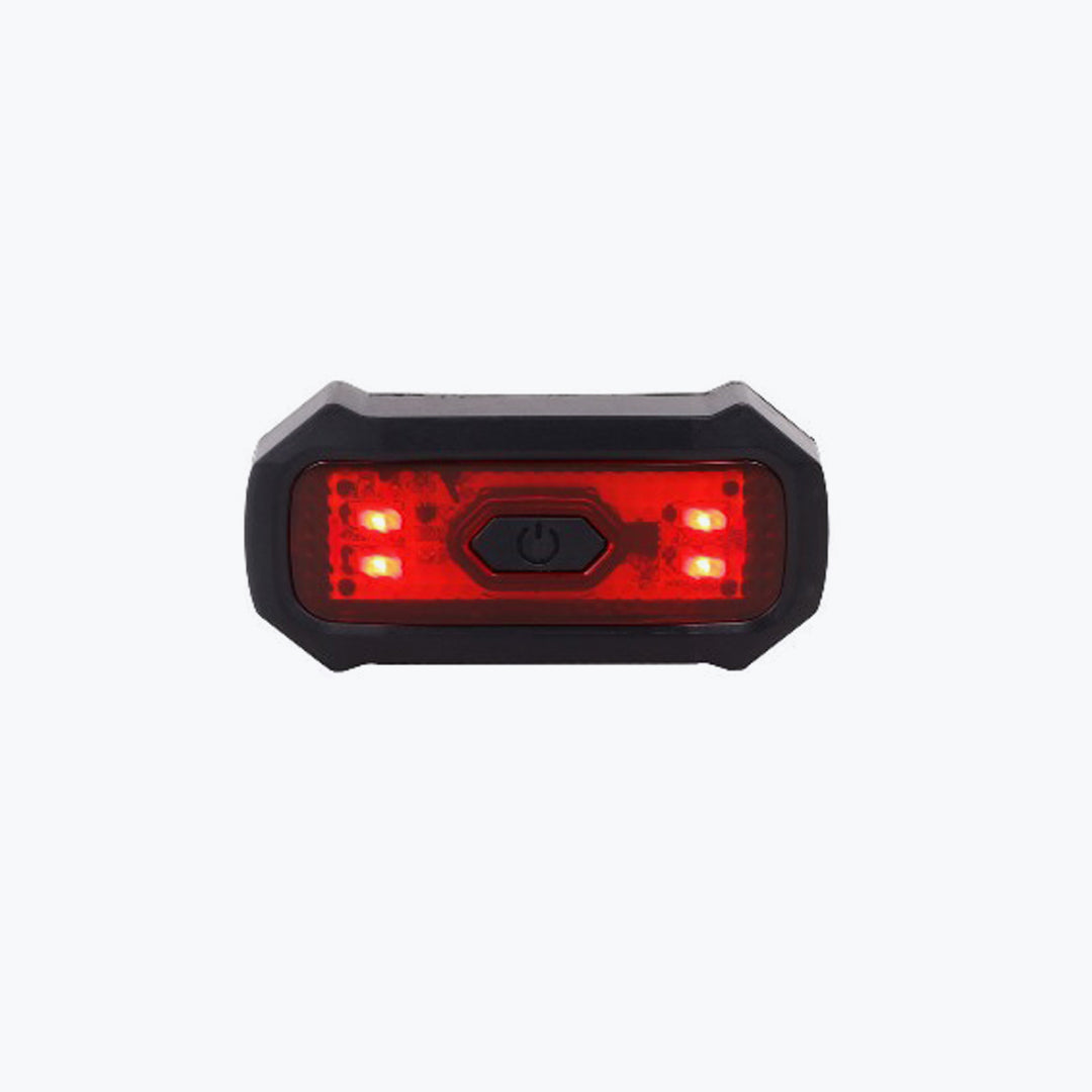 Helmet Flash LED Oval Light Red 2.0