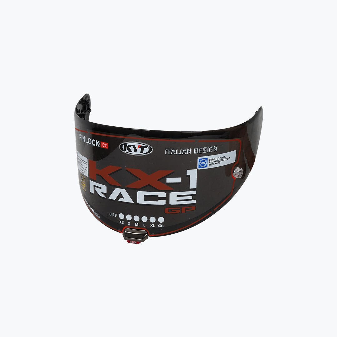 KYT KX-1 Race GP Helmet Visor Dark Smoke
