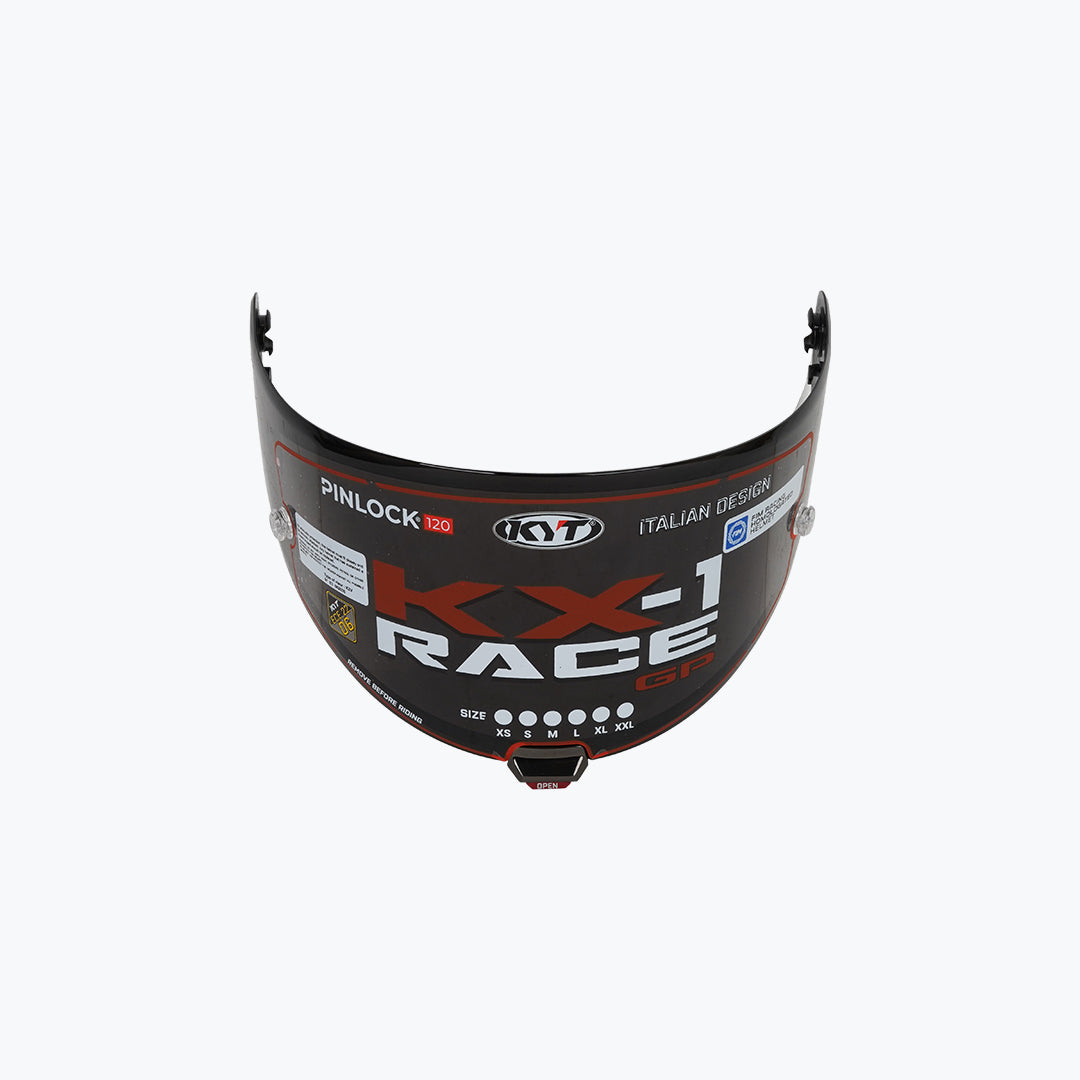 KYT KX-1 Race GP Helmet Visor Dark Smoke