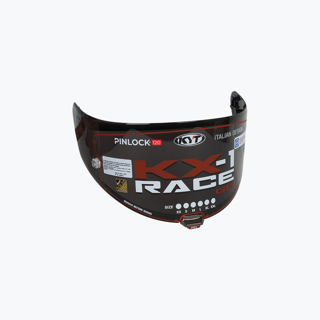 KYT KX-1 Race GP Helmet Visor Dark Smoke
