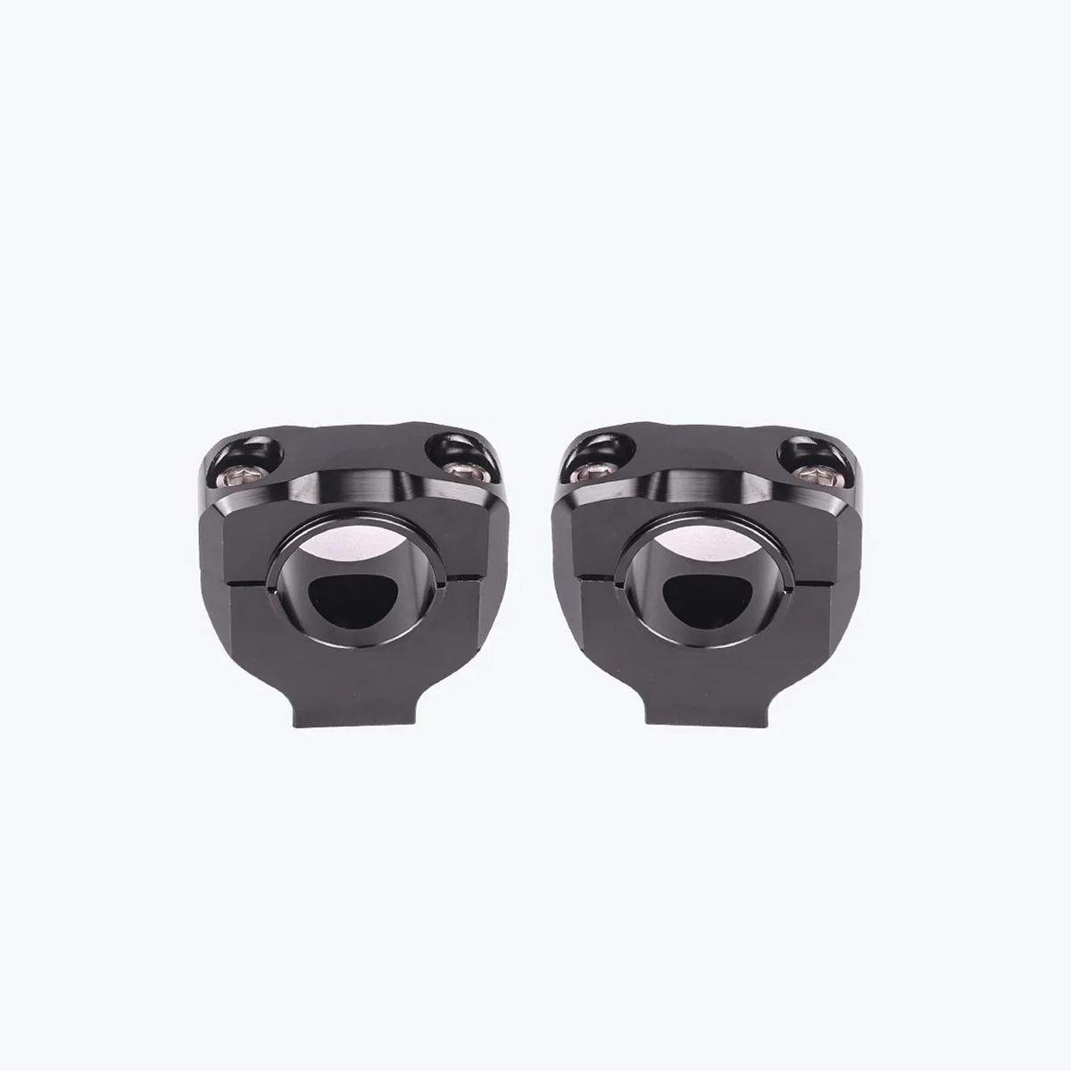 Handle Riser Bevel Edge Round Black