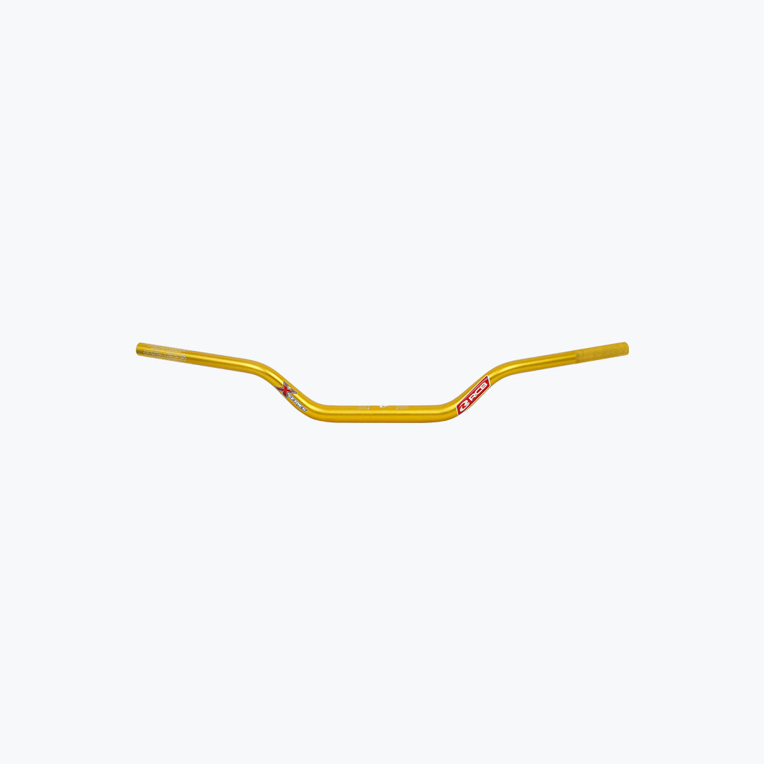 RCB X Series Low Tapered Motorcycle Handlebar 28.6mm Gold