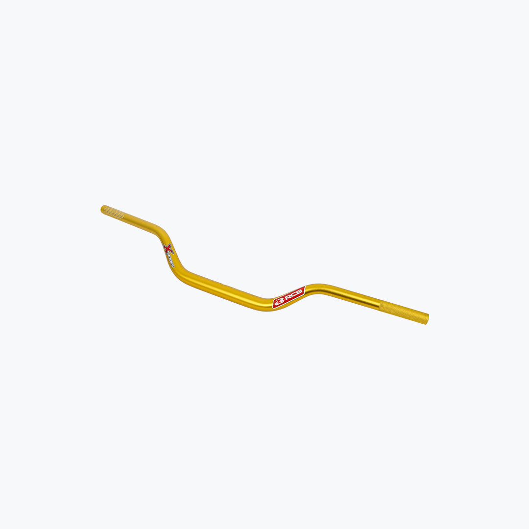 RCB X Series Low Tapered Motorcycle Handlebar 28.6mm Gold