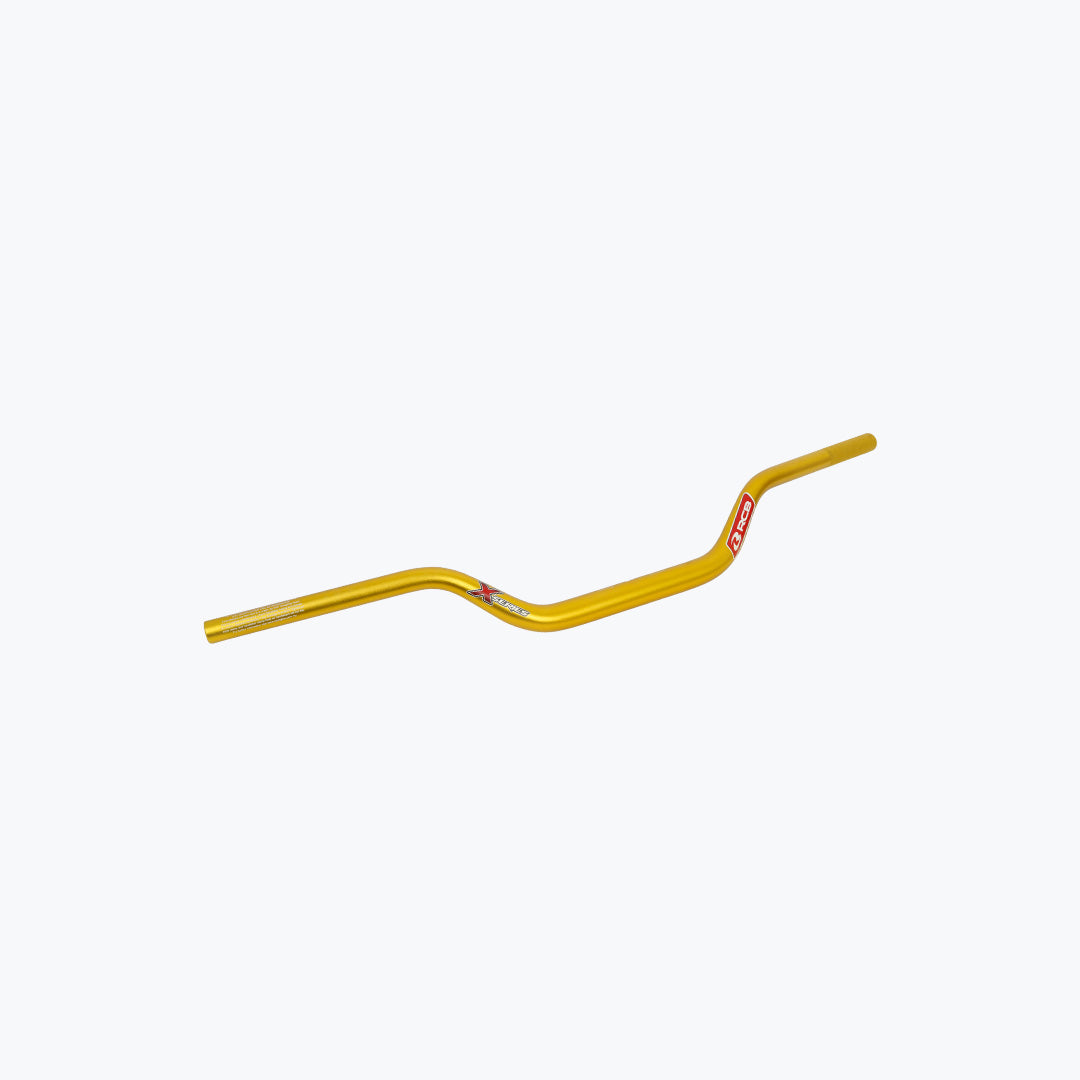 RCB X Series Low Tapered Motorcycle Handlebar 28.6mm Gold