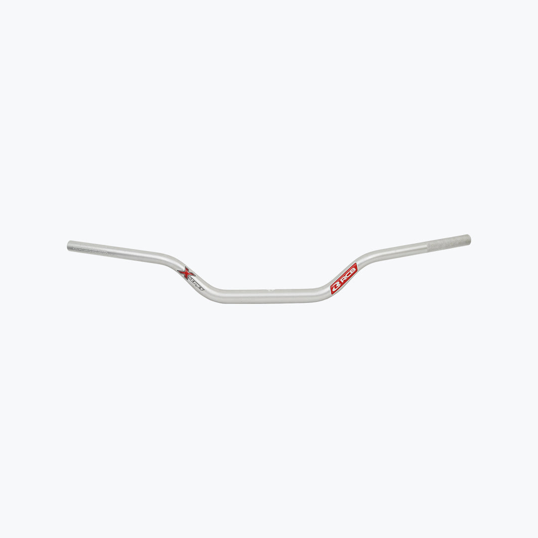RCB Handle Bar Taper 28.6MM X Series Low Silver 01HB0135 Universal Motorcycle Handlebar
