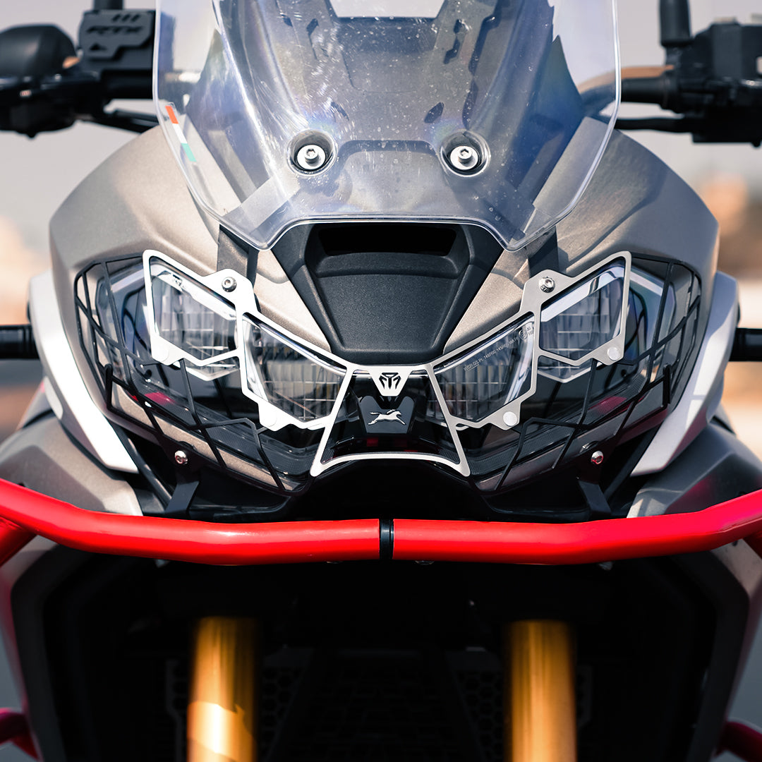 MTQ TVS Apache RTX 300 Headlight Grill Spider