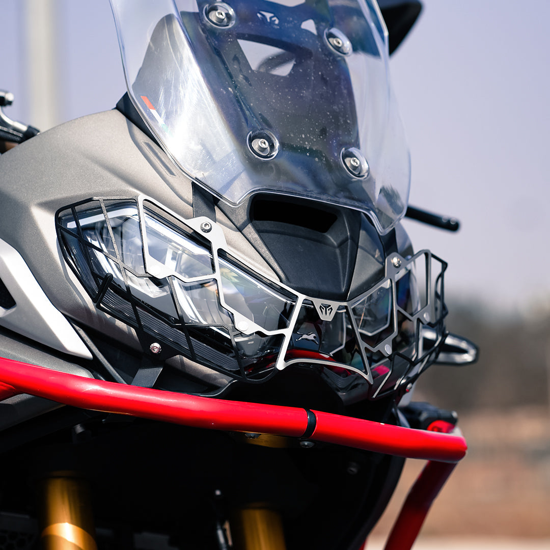 MTQ TVS Apache RTX 300 Headlight Grill Spider
