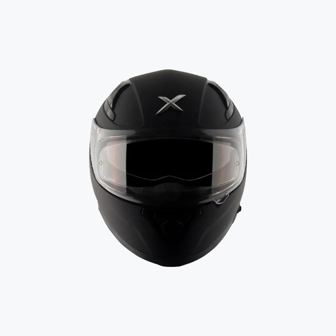 AXOR Apex Solid Dull Black Full Face Helmet
