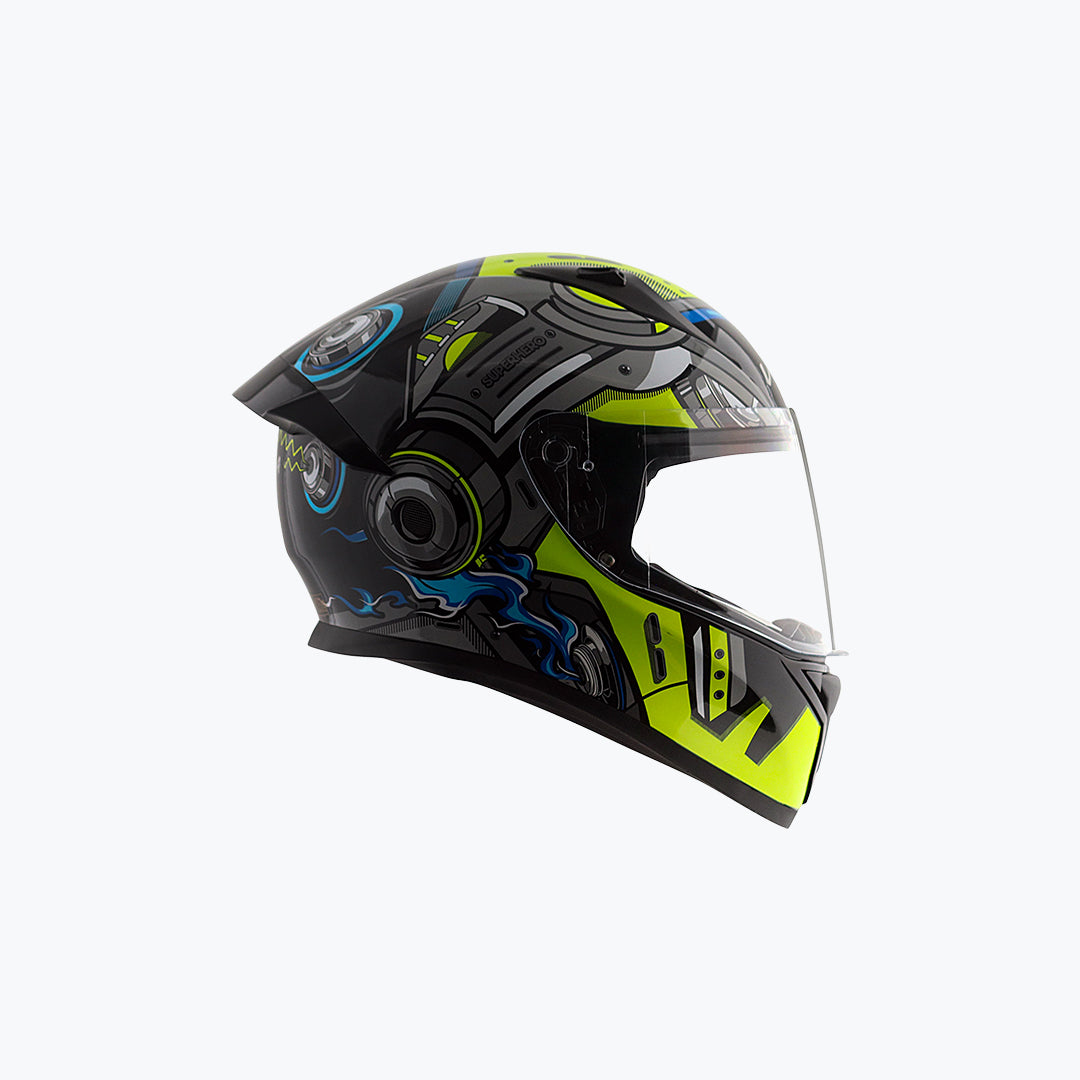 Vega Bolt DX Super Hero Full Face Helmet