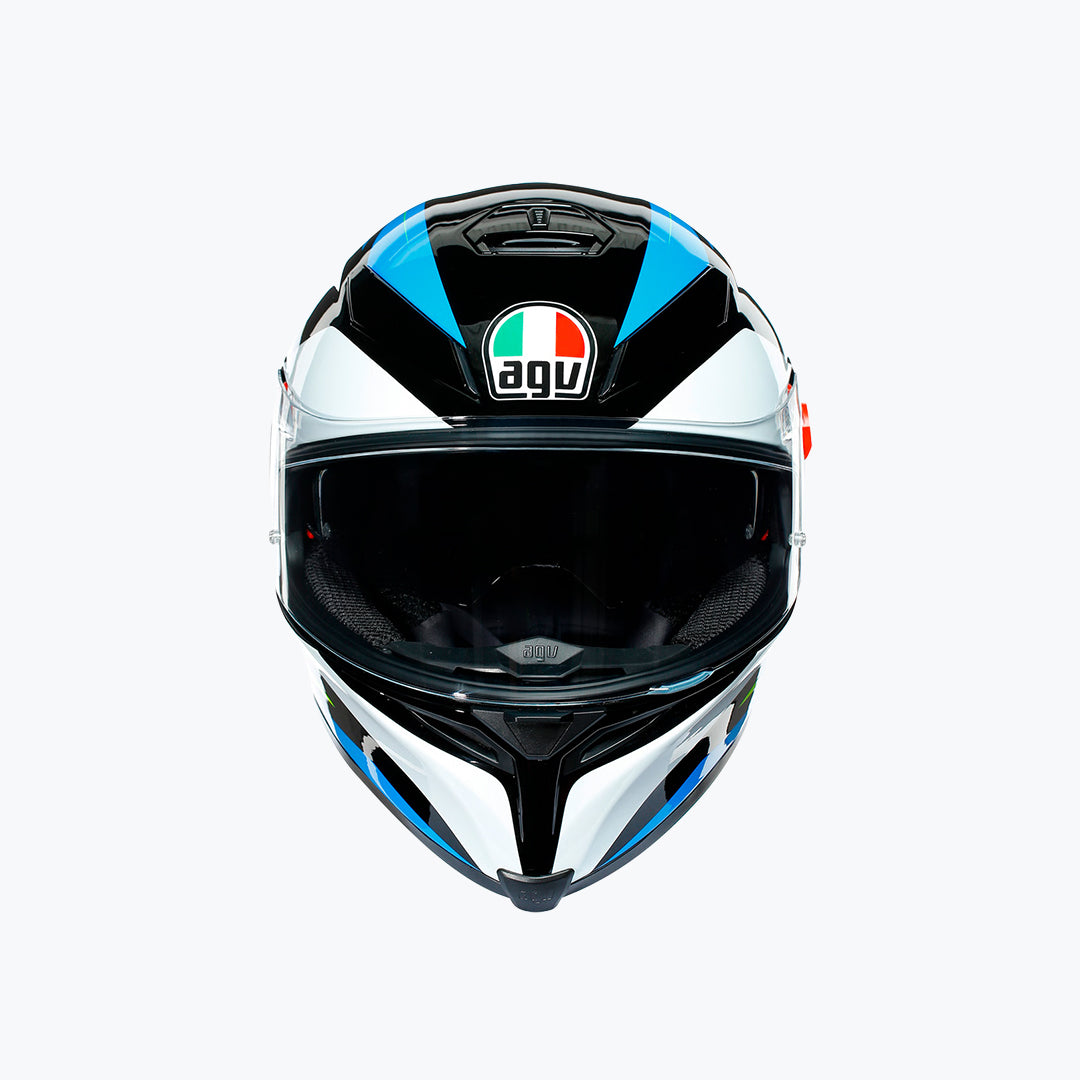 AGV K5 S MULTI CORE BLACK CYAN YELLOW FLUO Full Face Helmet