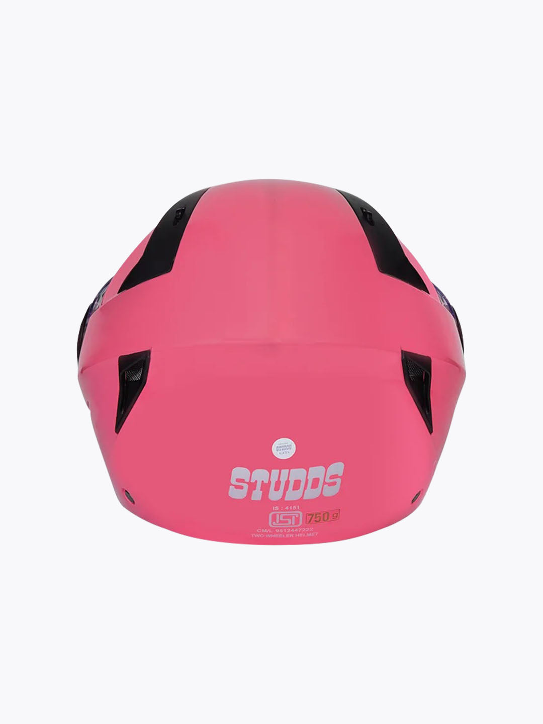 Studds Vogue Open Face Helmet Baby Pink