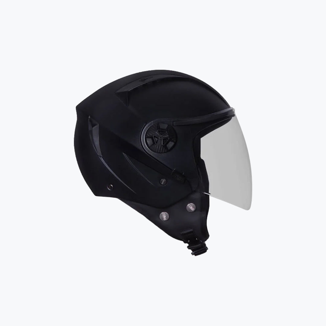 STUDDS Vogue Eco Open Face Helmet Black