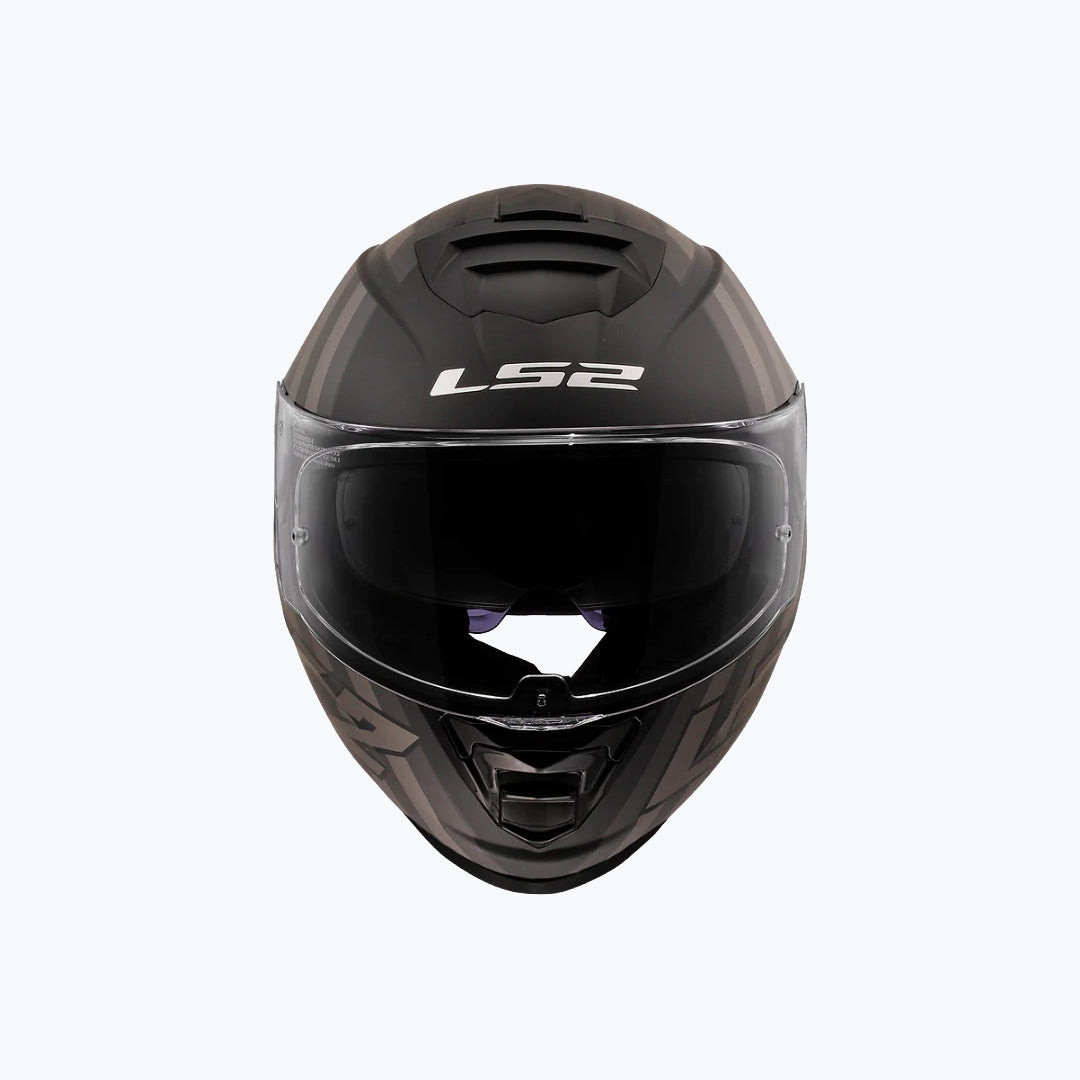 LS2 FF800 Storm II Flag Full Face Helmet Black Grey Small