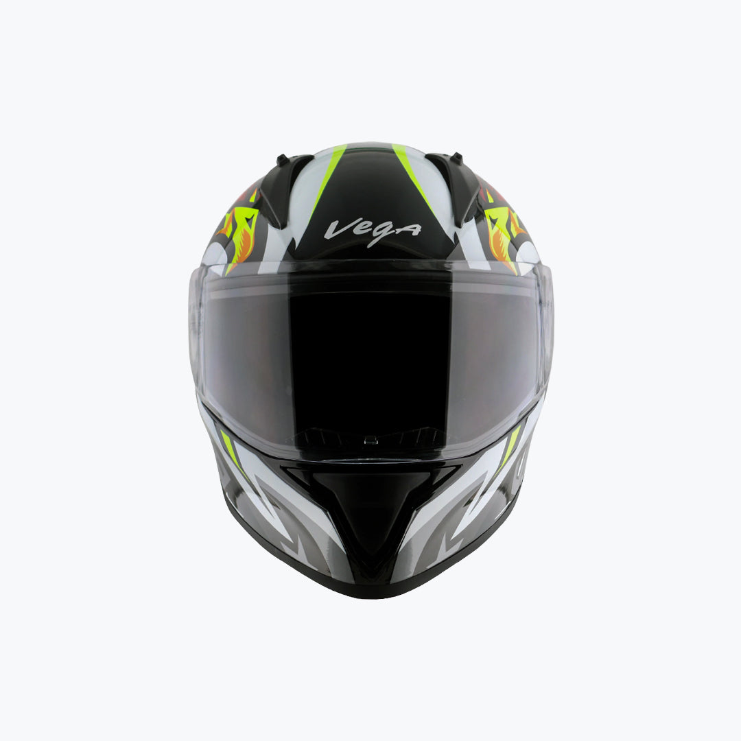 Vega Bolt DX SpeedX Full Face Helmet Black Red