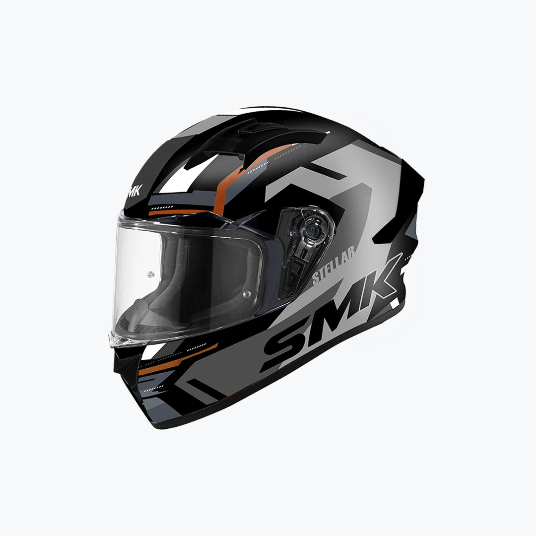SMK Stellar K-Power MA267 Matt Black Grey Orange