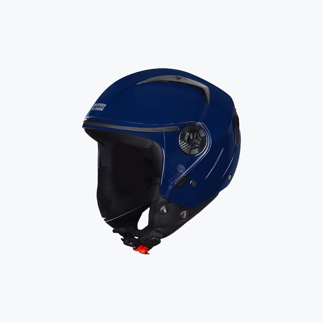 STUDDS Vogue Dapper Blue Open Face Motorcycle Helmet