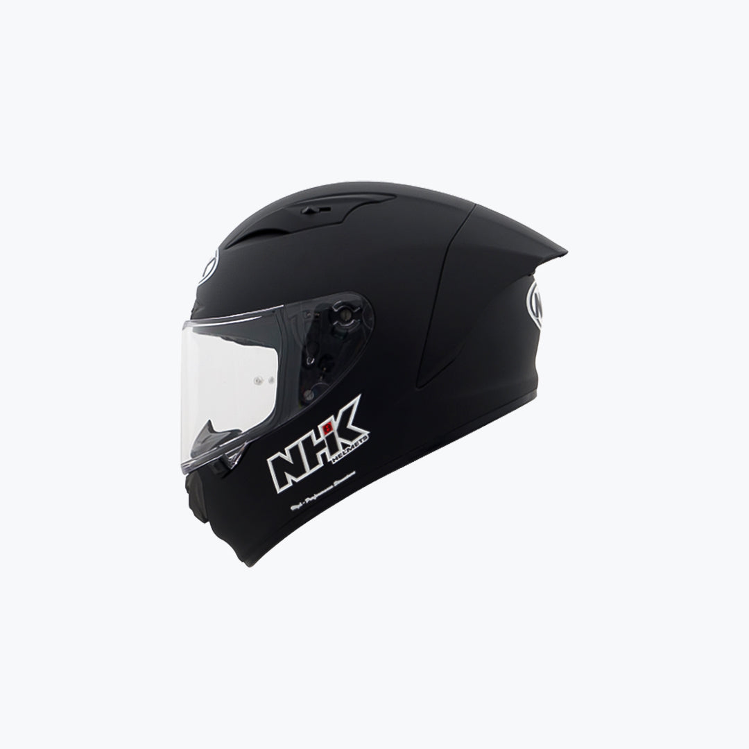 NHK GPRTECH Street Solid Black Full Face Helmet