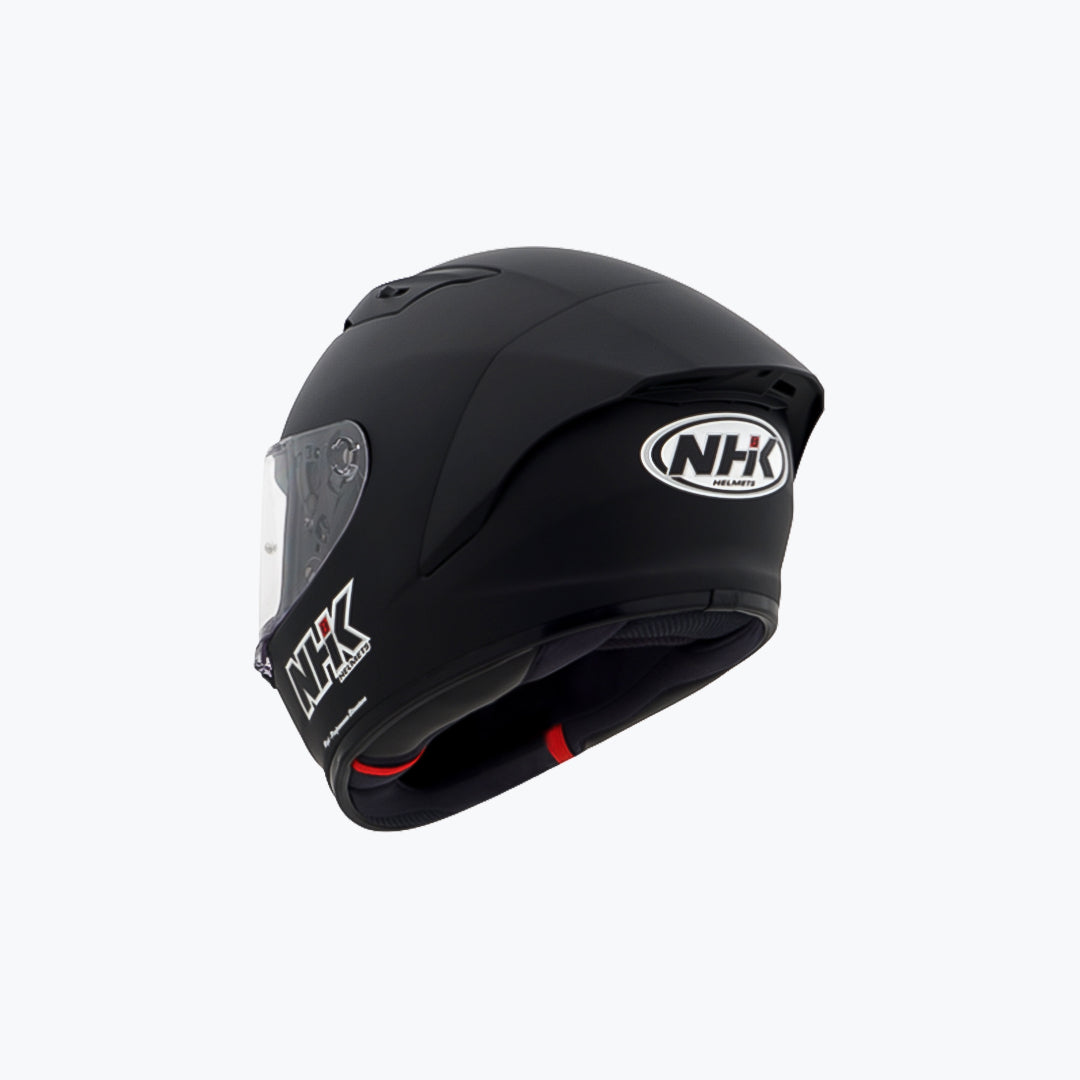 NHK GPRTECH Street Solid Black Full Face Helmet