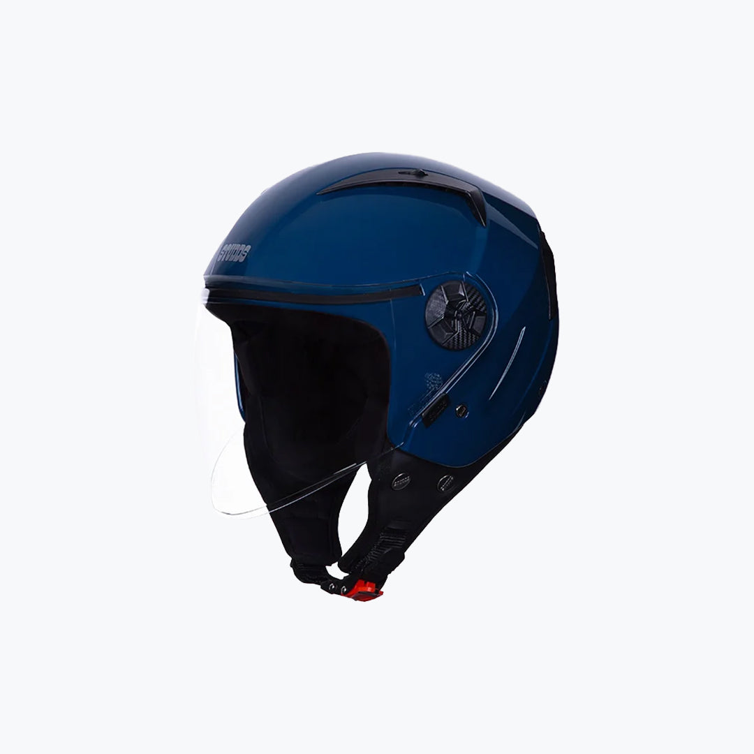 Studds Vogue Helmet Petrol Blue – Open Face Motorcycle Helmet