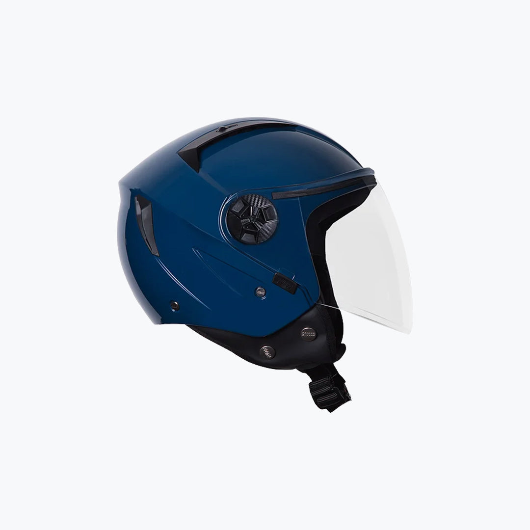 Studds Vogue Helmet Petrol Blue – Open Face Motorcycle Helmet