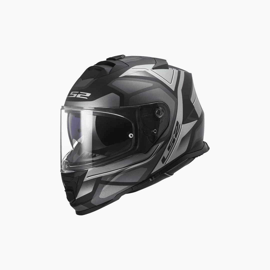 LS2 FF800 Storm II Faster Full Face Helmet Matt Titanium Medium