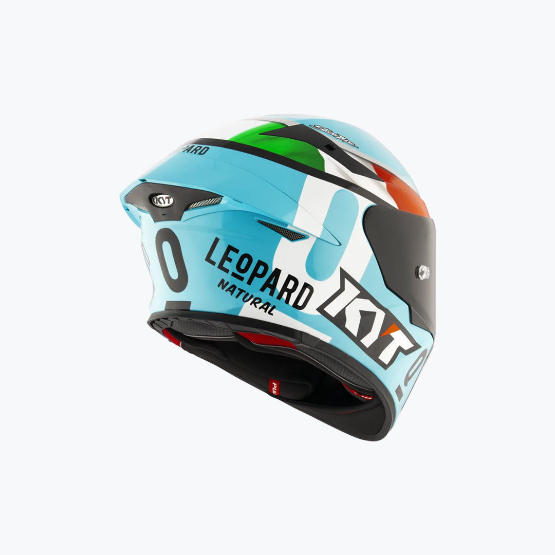 KYT TT-Revo Leopard Replica Tricolor Full Face Helmet