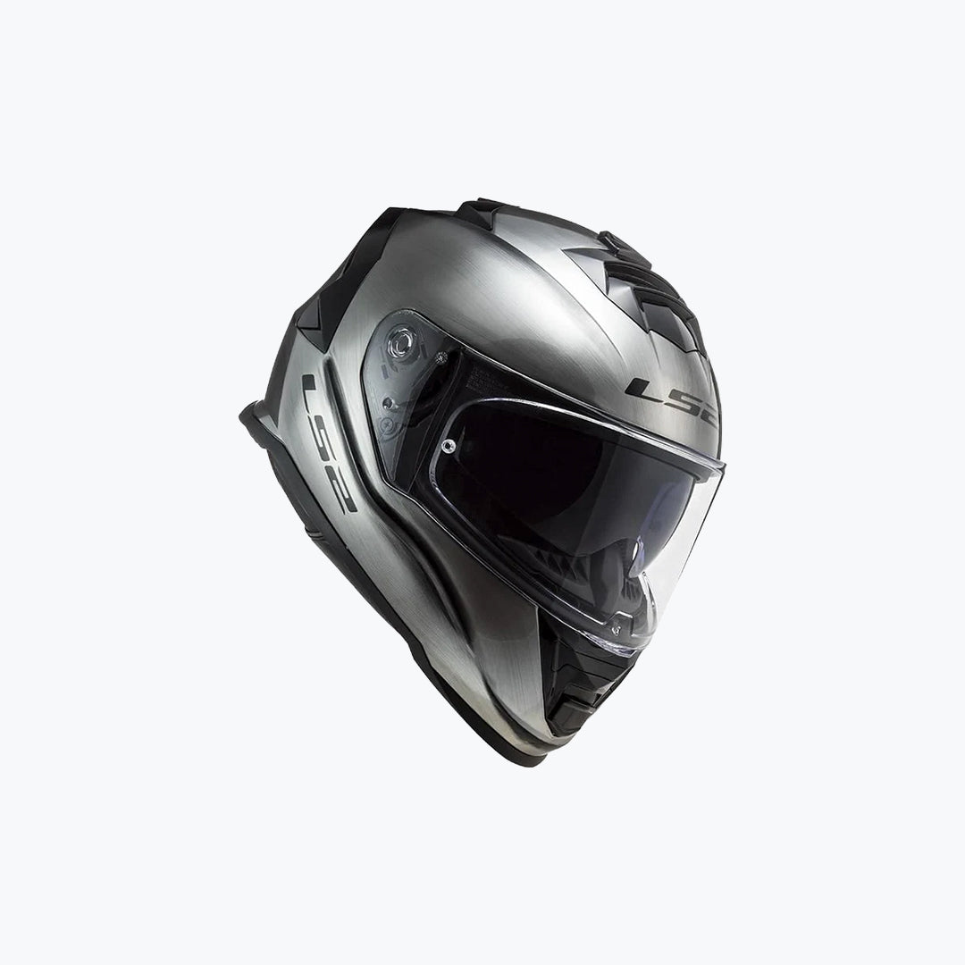 LS2 FF800 Storm II Solid Jeans Titanium Gloss