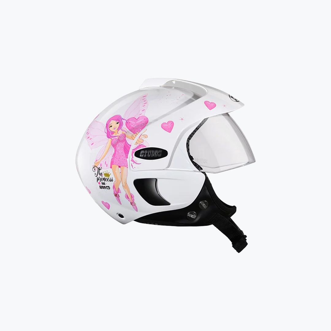 Studds Marshall Kids D2 Helmet White N8 Girls 3XS