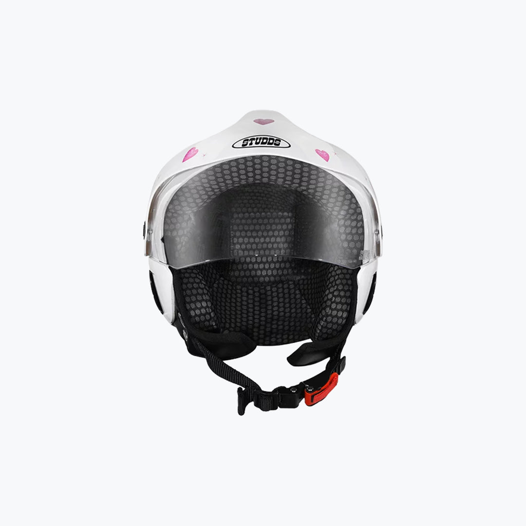 Studds Marshall Kids D2 Helmet White N8 Girls 3XS