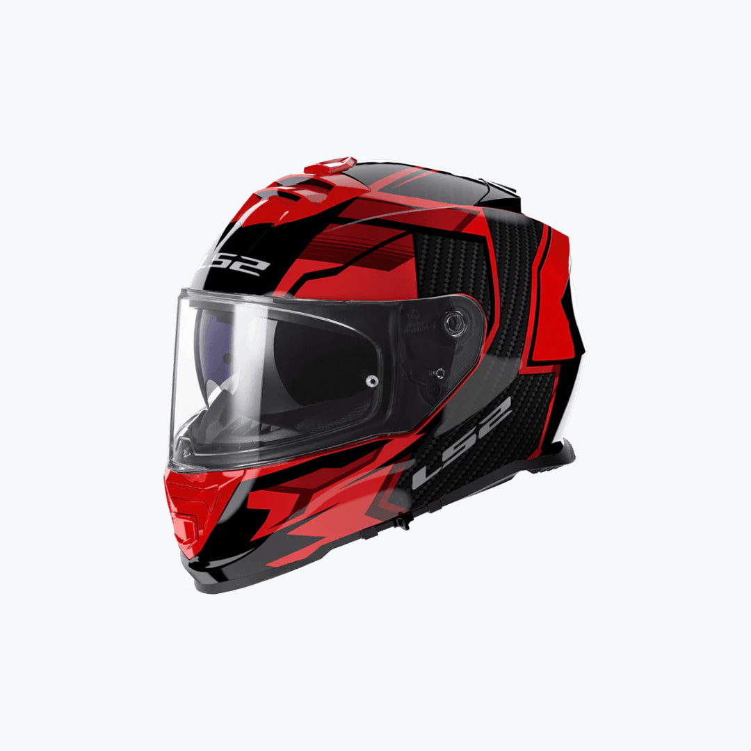 LS2 FF800 Storm II Epic Helmet Black Red – Full Face Motorcycle Helmet