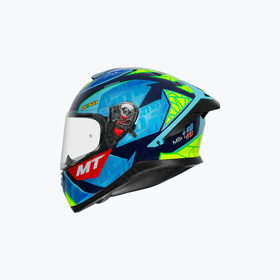 MT Thunder 3 SV Pro Diogo Moreira A7 Gloss Full Face Motorcycle Helmet