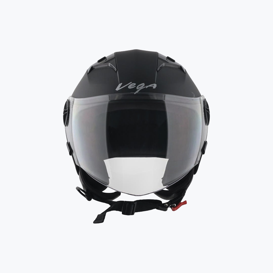 Vega Clark DX Open Face Helmet Solid Blue / Athena Grey / Black / Dull Black / Ivory / Light Purple / Matt Black / White