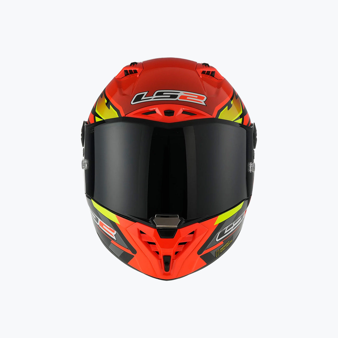 LS2 FF805 THUNDER C GP AERO FIRE RED BLACK