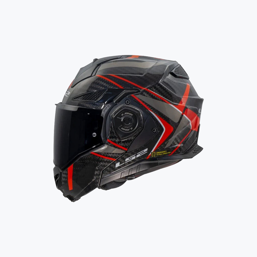 LS2 FF901 Advant X Carbon Future II Matt Red Helmet