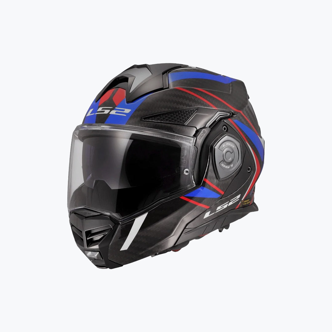 LS2 FF901 Advant X Carbon Future II White Blue
