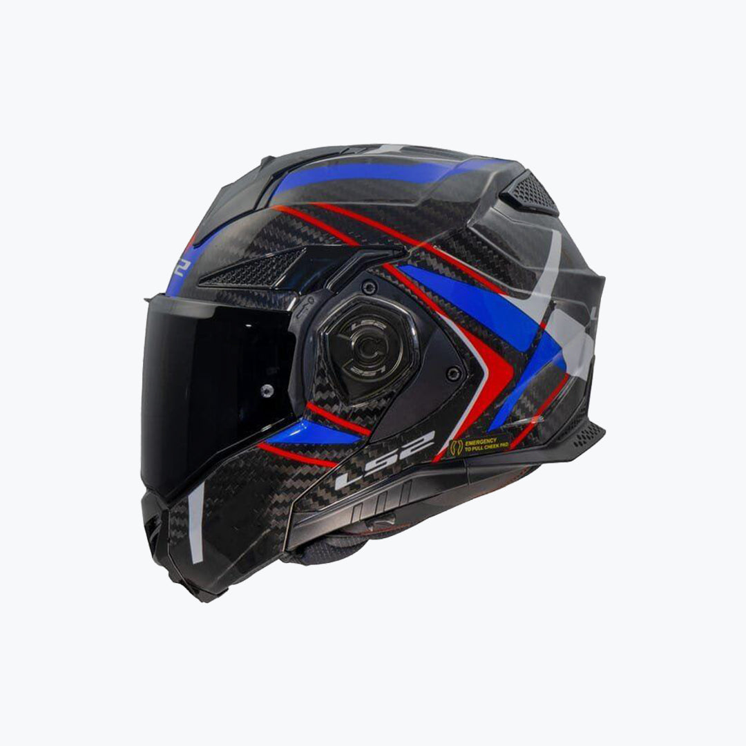 LS2 FF901 Advant X Carbon Future II White Blue