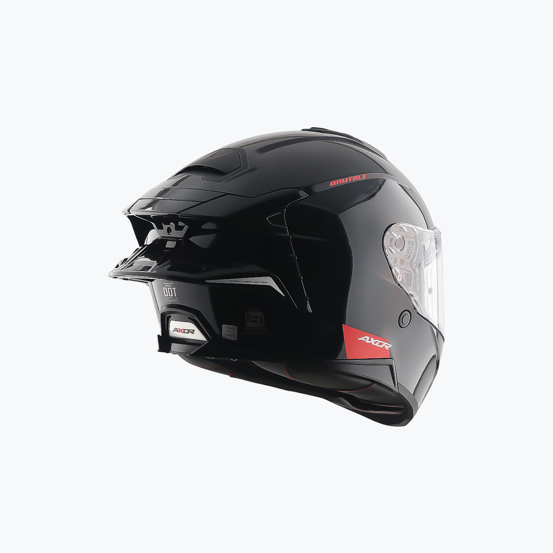 Axor Brutale Solid Dual Spoiler Full Face Helmet
