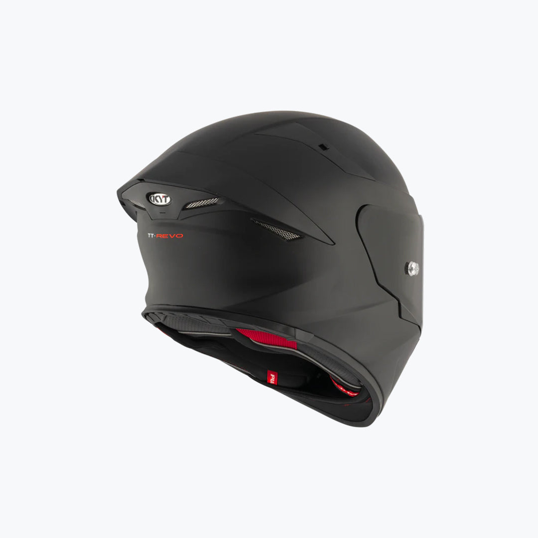 KYT TT-Revo Plain Matt Black Full Face Helmet