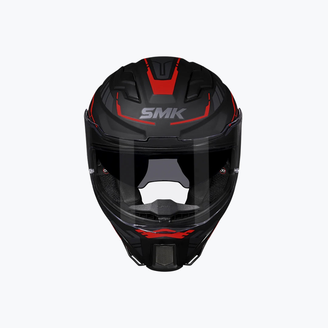 SMK Agnar Tektron MA263 Matt Black Grey Red M