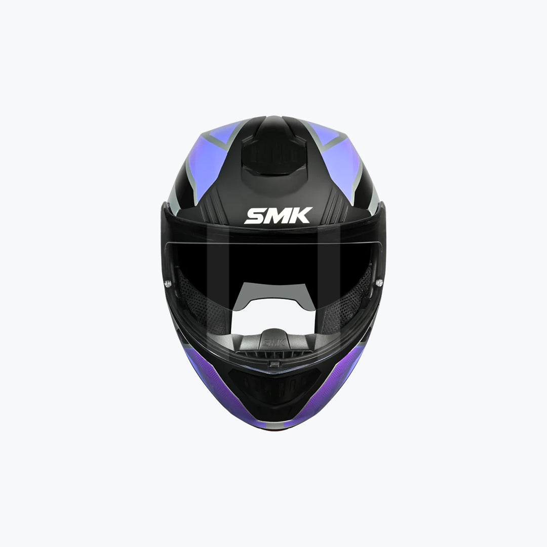 SMK Gullwing Sonic GL652 Flip-Up Modular Helmet Grey Blue Black XL