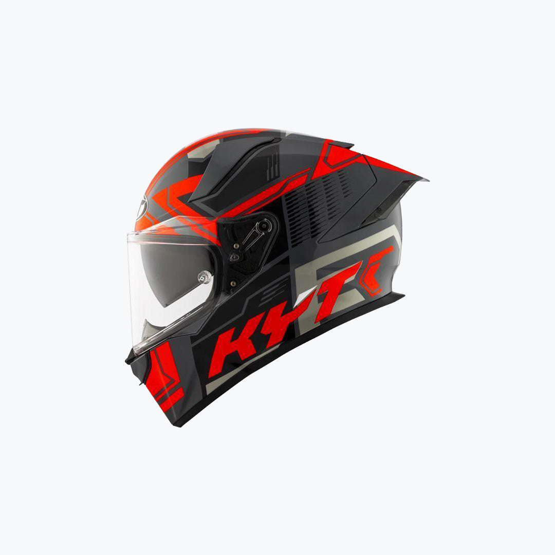 KYT R2R Pro Octane Orange Full Face Helmet
