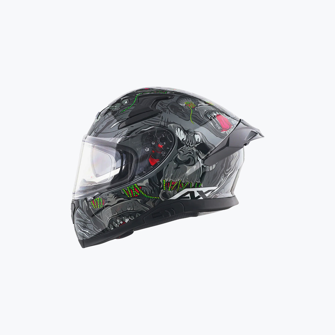 Axor Apex Ascetic Stone Black Grey Full Face Helmet