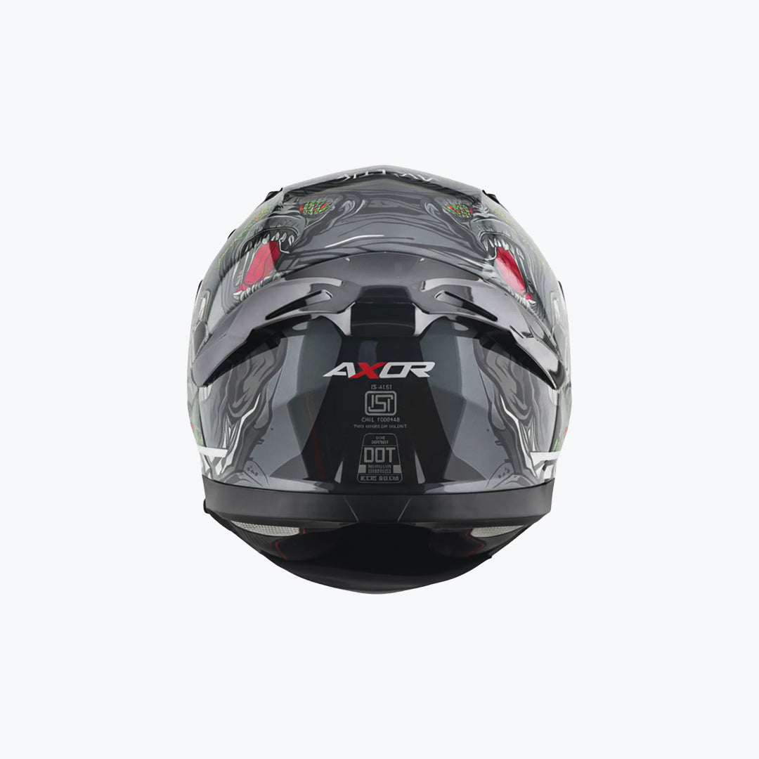 Axor Apex Ascetic Stone Black Grey Full Face Helmet