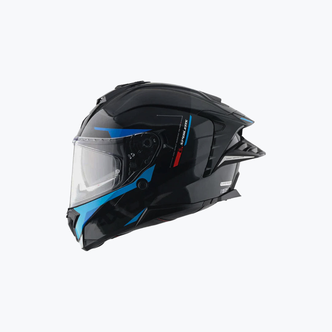 AXOR Brutale Kryptic Black Blue Full Face Helmet