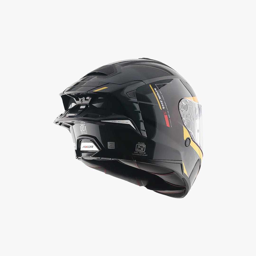 Axor Brutale Kryptic Dual Spoiler Full Face Helmet