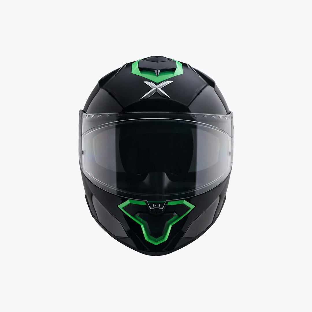 AXOR Brutale Corsa Black Green Full Face Helmet
