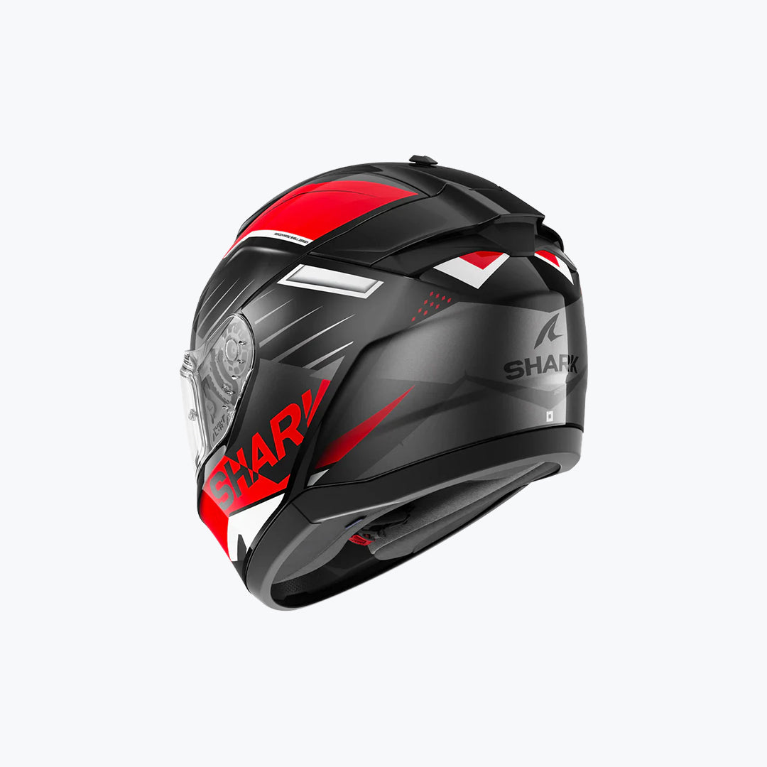 SHARK Ridill 2 Bersek Full Face Helmet Black Red Anthracite KRA